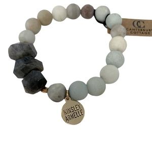 KINSLEY ARMELLE SOLAR MINERAL COLLECTION BRACELET